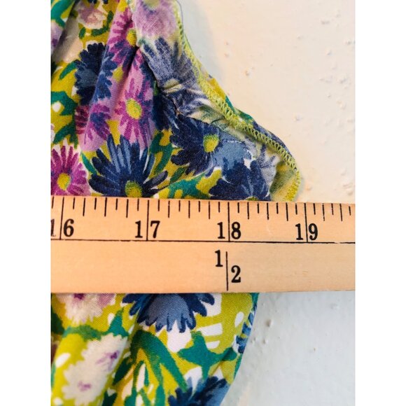 Natural Life Elizabeth Boho Floral Cottage Maxi Dress Ruffled Fairy Size L - Picture 9 of 12